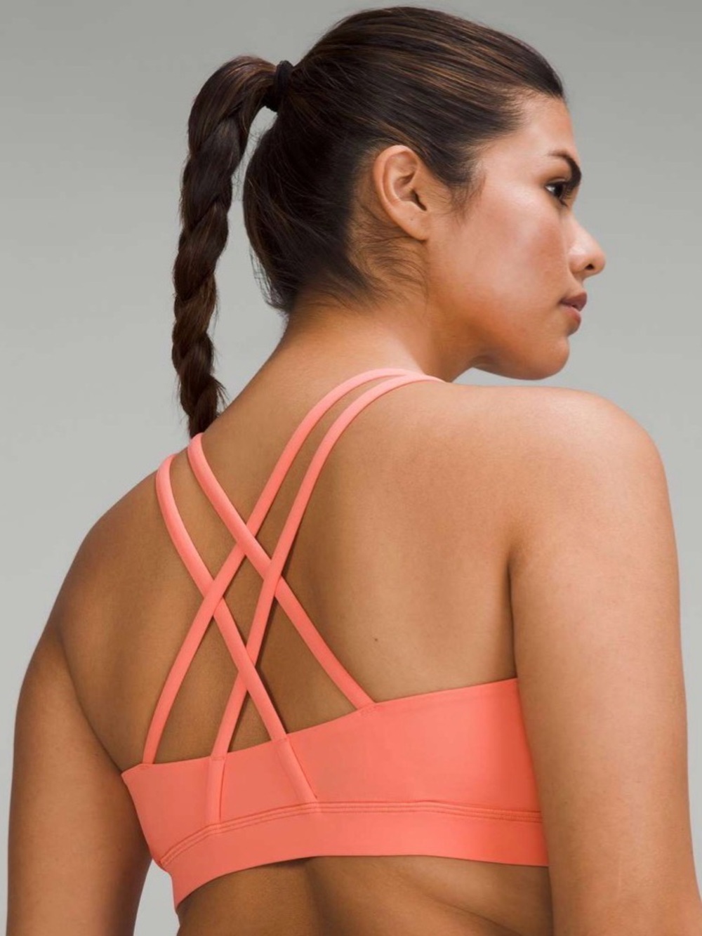 lululemon Energy Bra (NWOT) Sunny Coral, Size 8- C/DD cups
